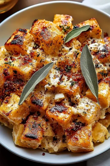 Sweet Potato Goat Cheese Sage