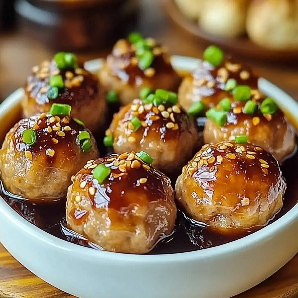 Sweet and Spicy Asian Turkey Meatballs