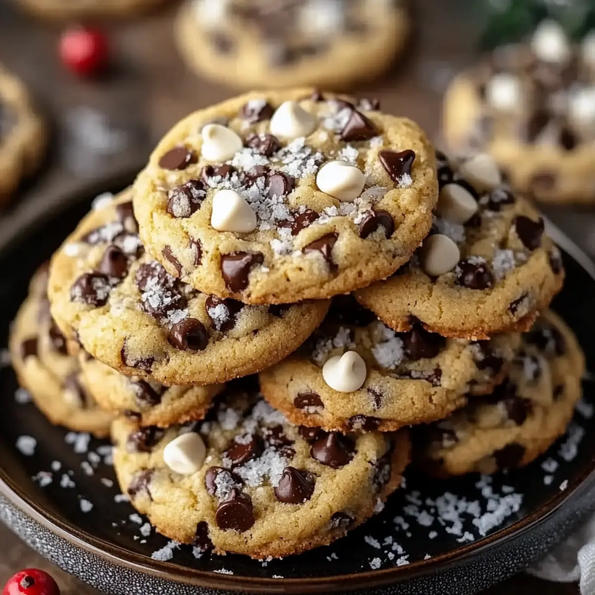 Winter Wonderland Chocolate Chip Cookies