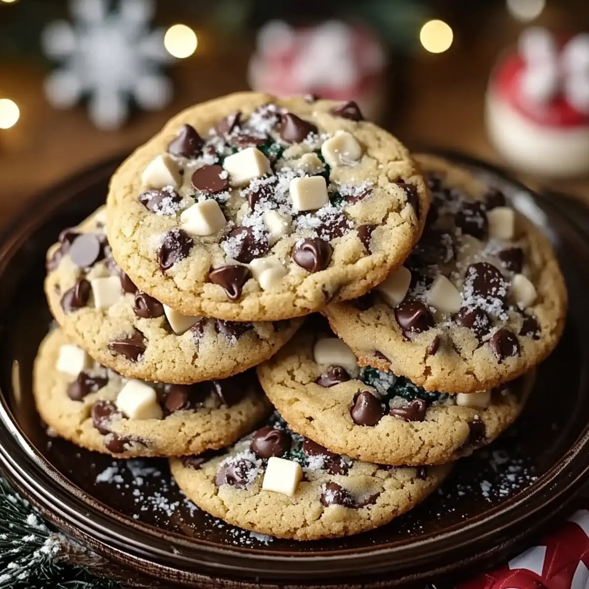 Winter Wonderland Chocolate Chip Cookies