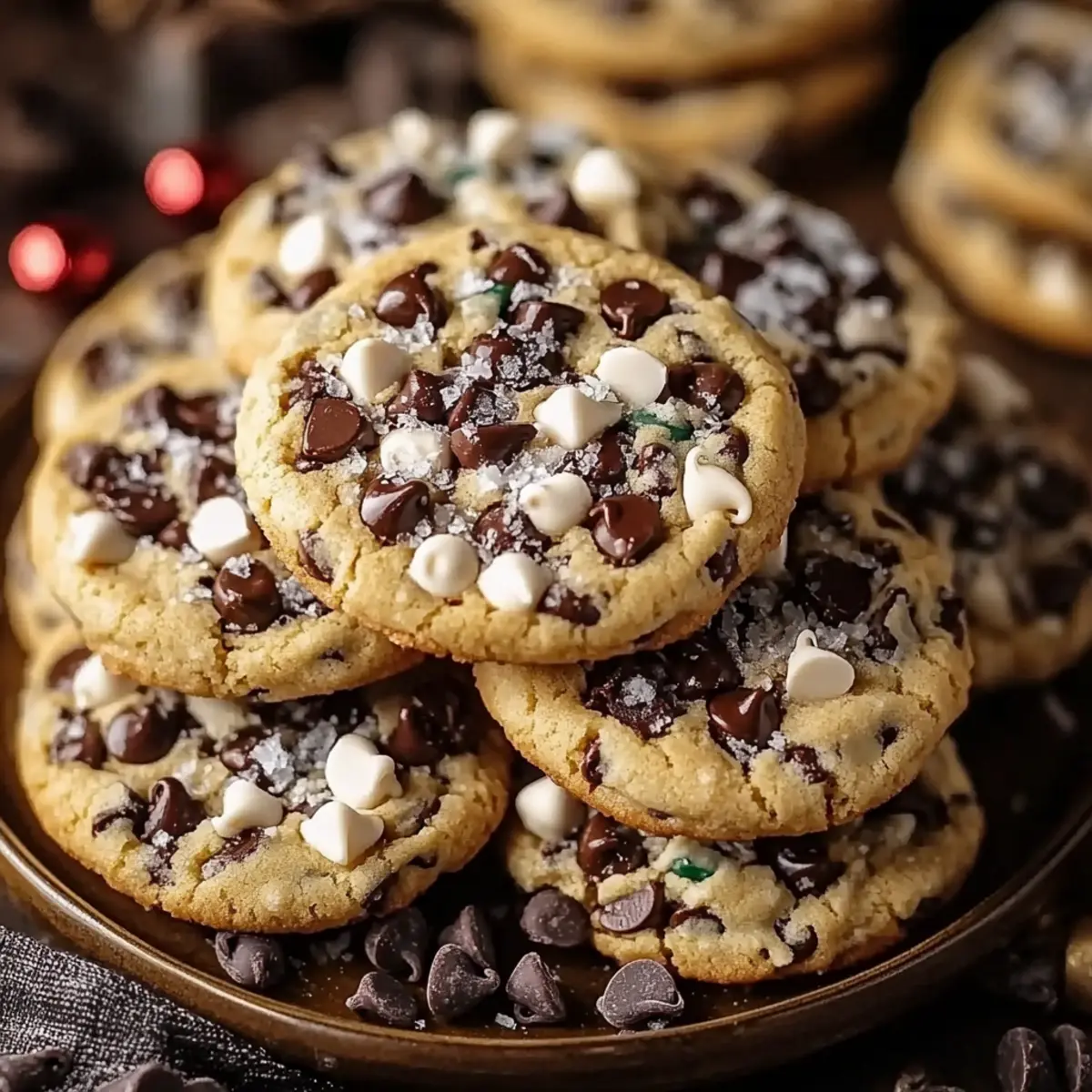 Winter Wonderland Chocolate Chip Cookies