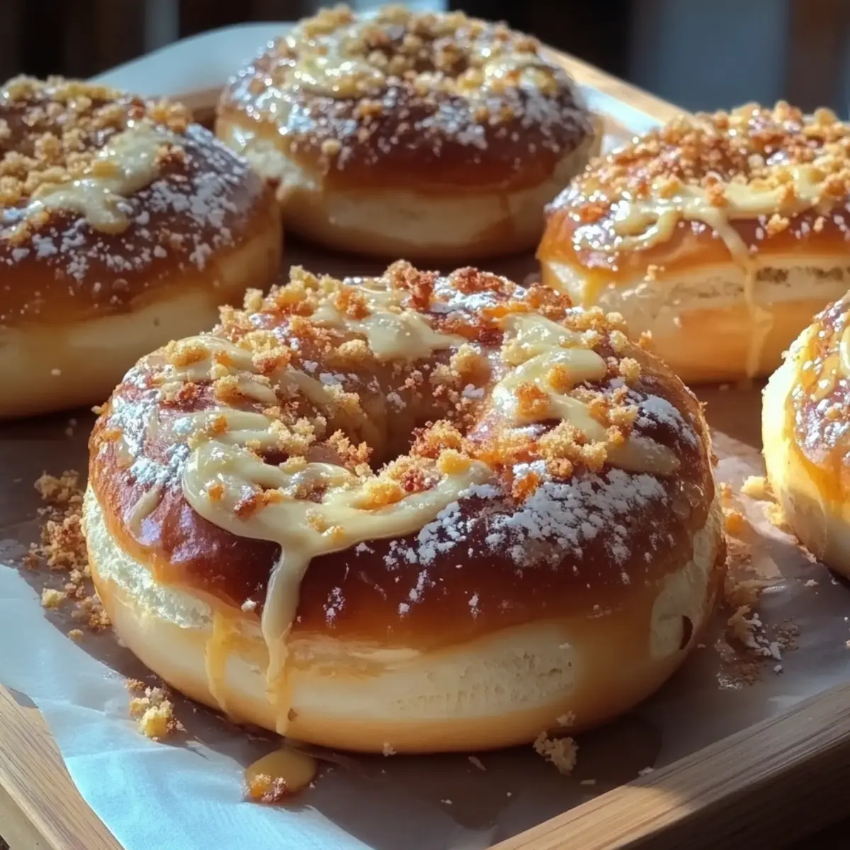 Apple Cheesecake Buns