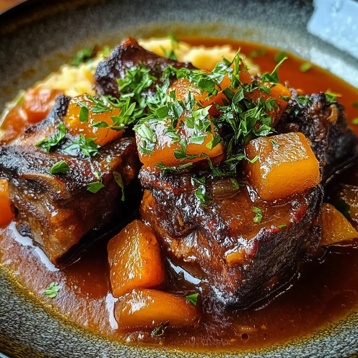 Apple Cider Braised Short Ribs