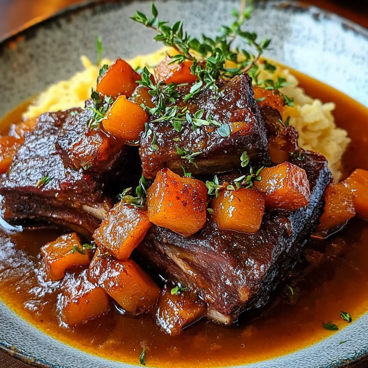 Apple Cider Braised Short Ribs