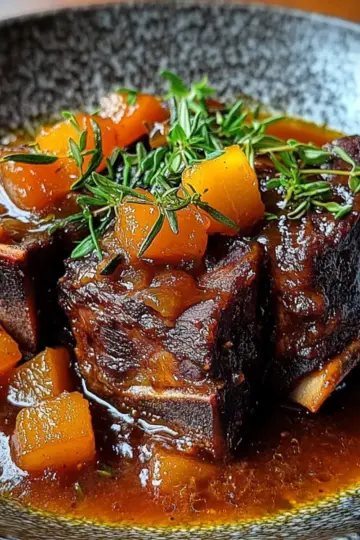 Apple Cider Braised Short Ribs