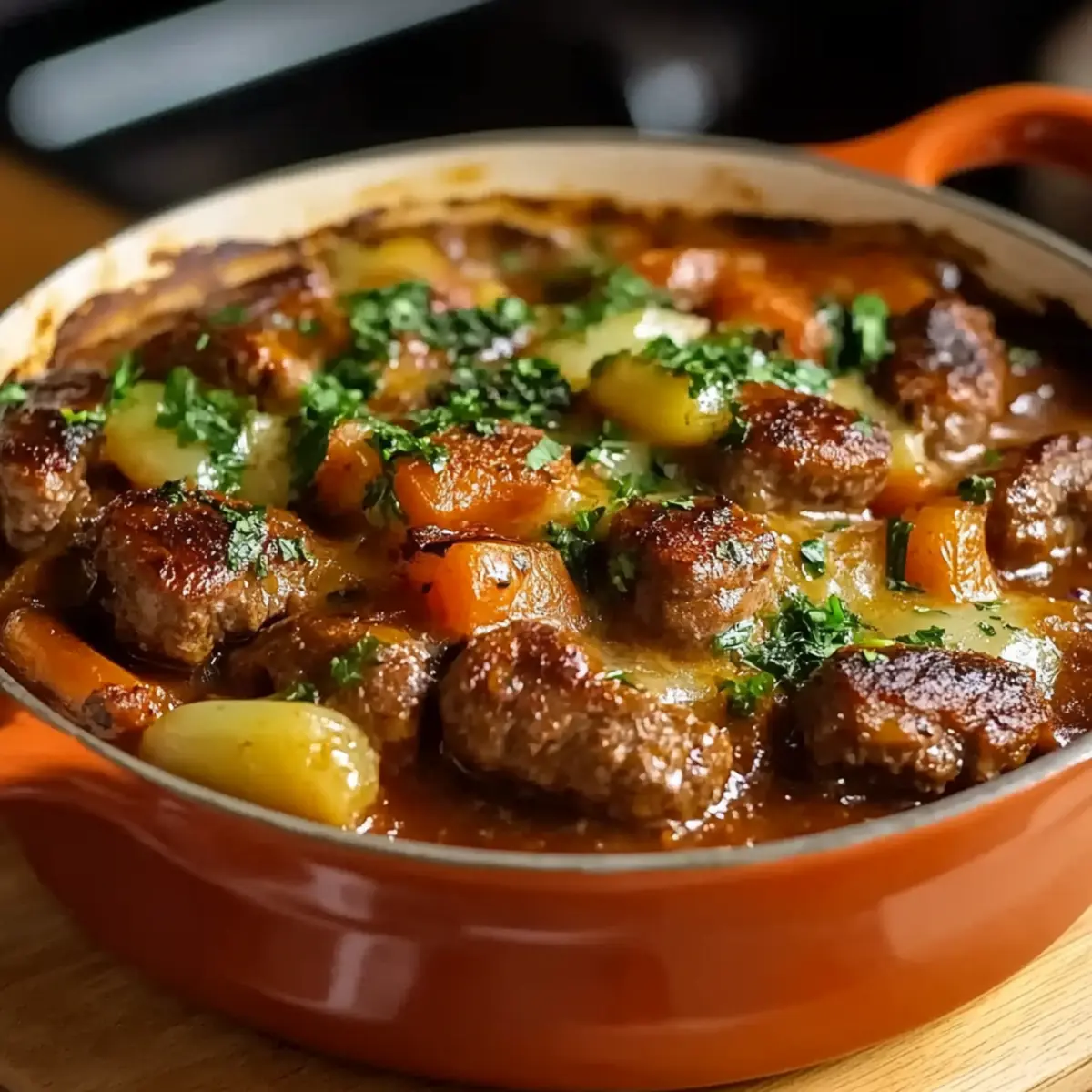 Beef Sausage Casserole