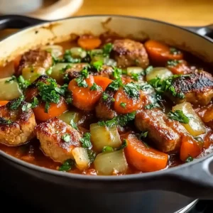 Beef Sausage Casserole