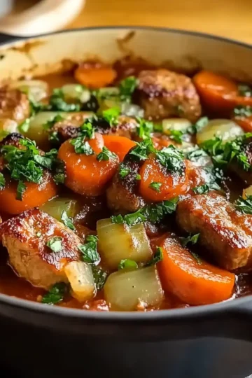 Beef Sausage Casserole