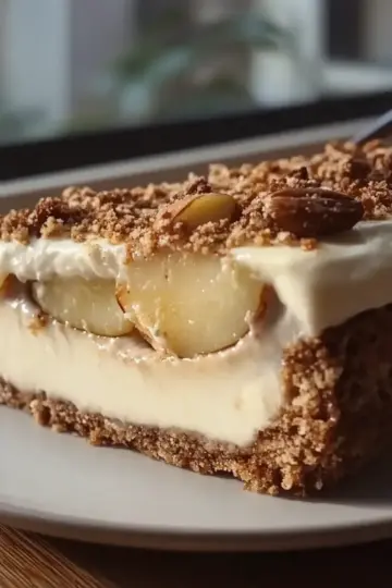 Biscoff Apple Crumble Cheesecake