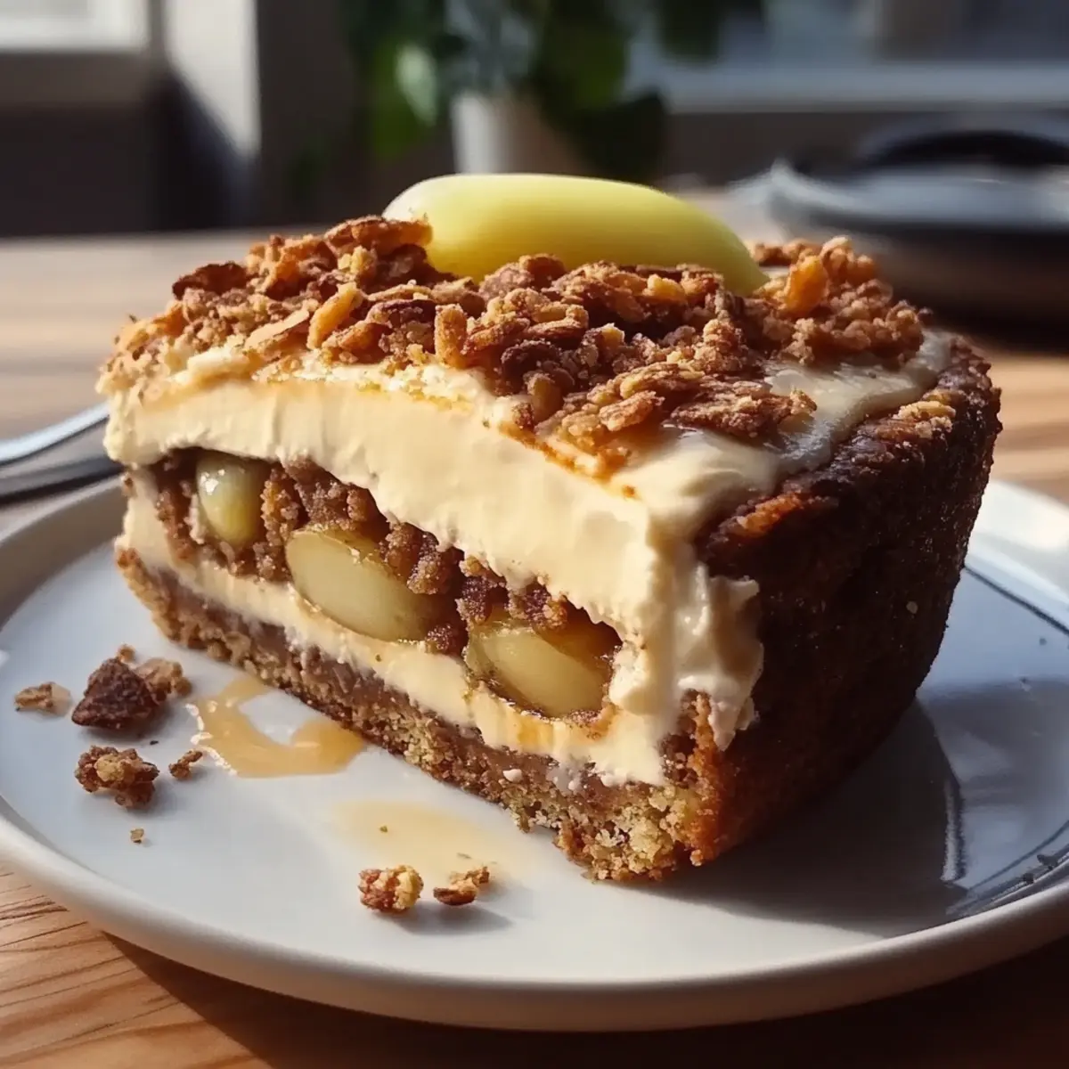 Biscoff Apple Crumble Cheesecake