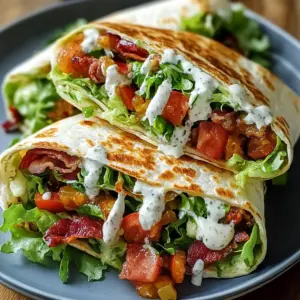 Blt Wraps With Sauce