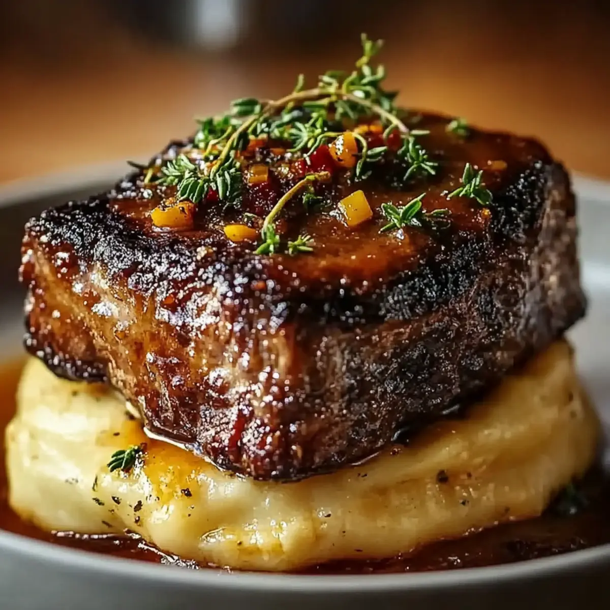 Ultimate Braised Short Ribs with Creamy Mashed Potatoes