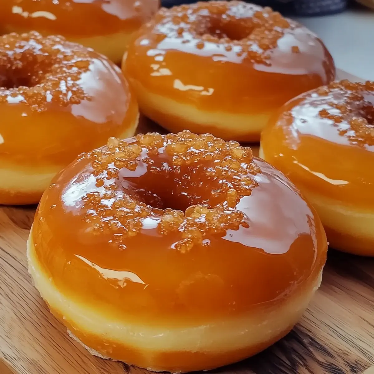 Caramelized Crème Brûlée Donuts