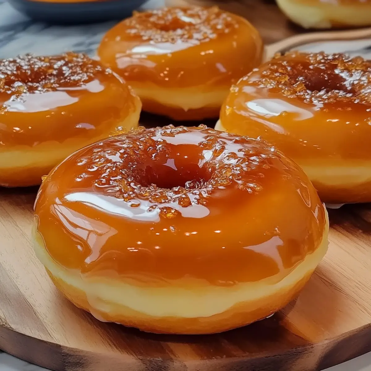 Caramelized Crème Brûlée Donuts