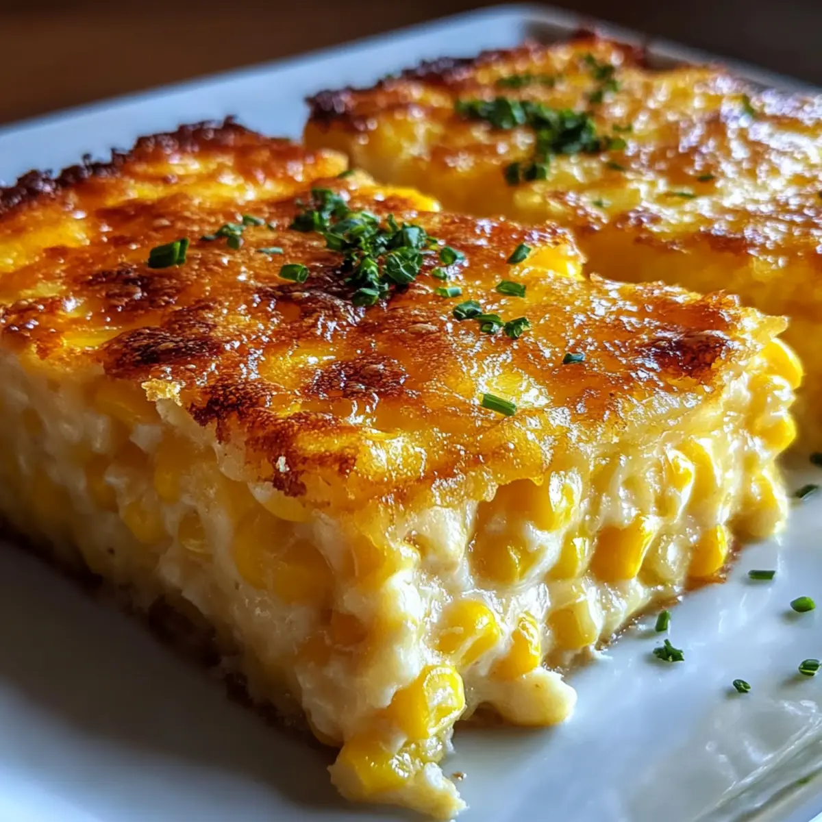 Cheesy Cream Cheese Corn Casserole