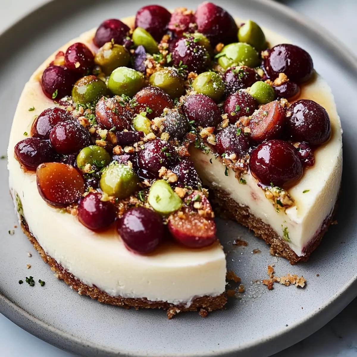 Cherry Pistachio Cheesecake