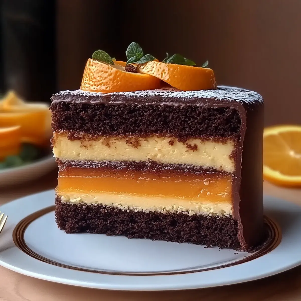 Chocolate & Orange Punchcake
