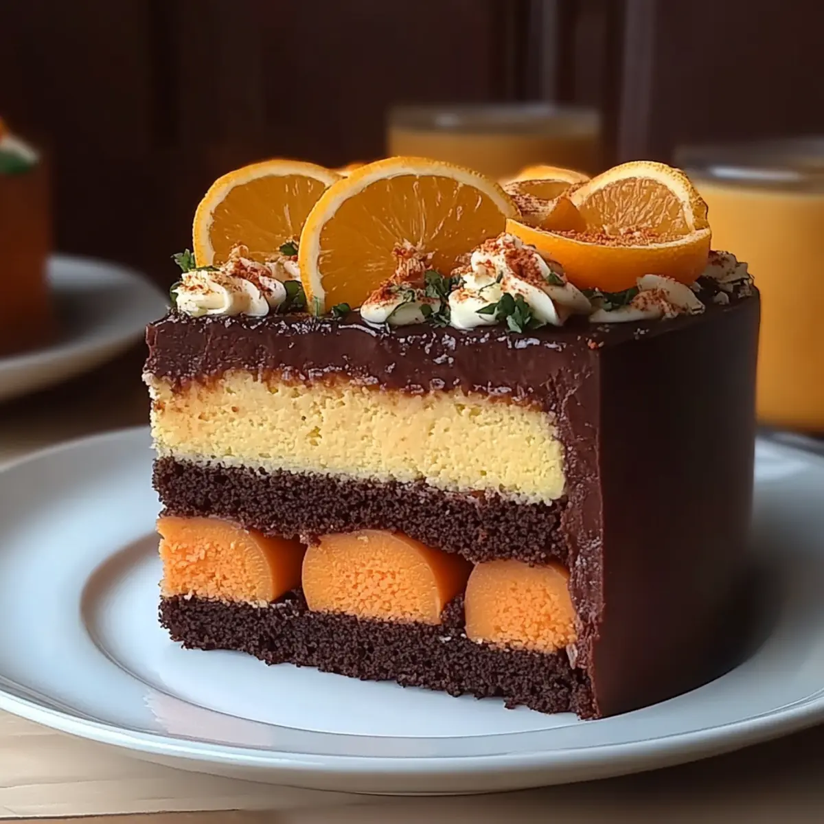 Chocolate & Orange Punchcake