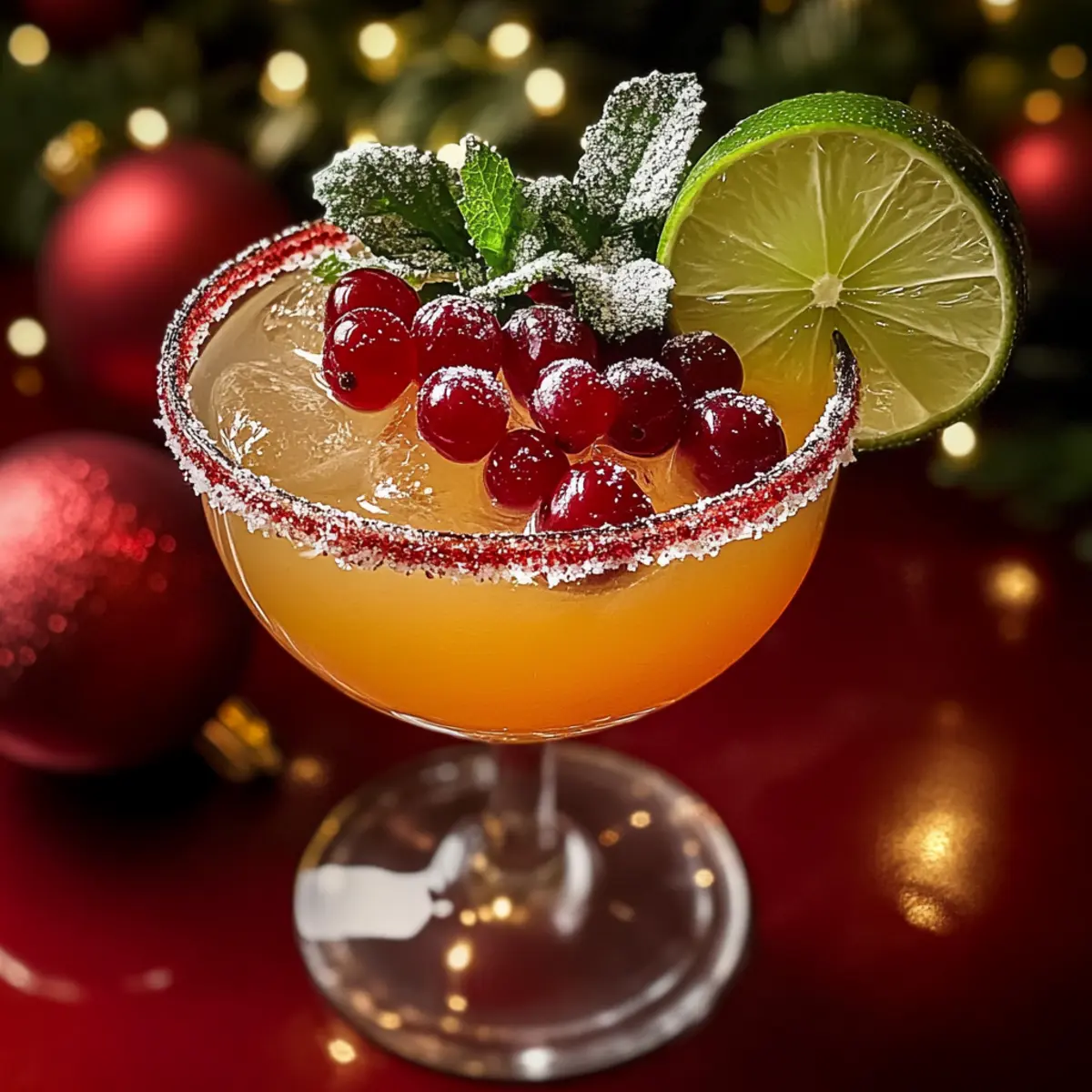Christmas Mistletoe Margarita