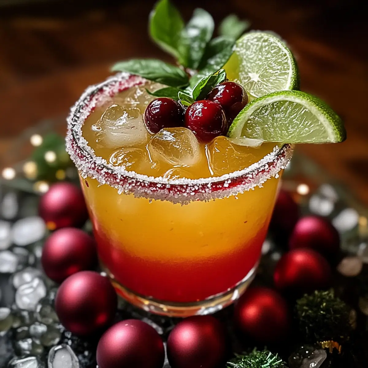 Christmas Mistletoe Margarita