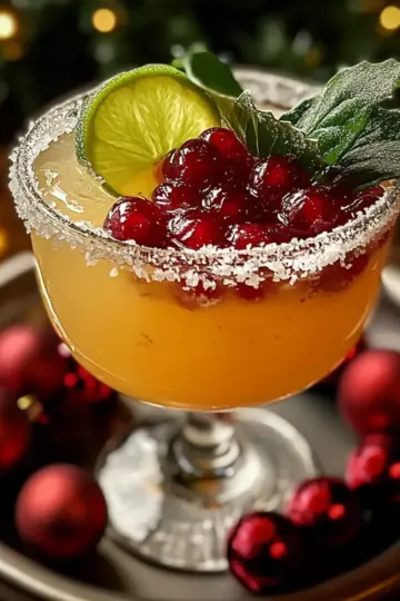 Christmas Mistletoe Margarita