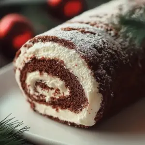 Christmas Yule Log Sheet Cake
