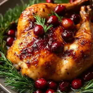Cranberry Maple Roast Chicken