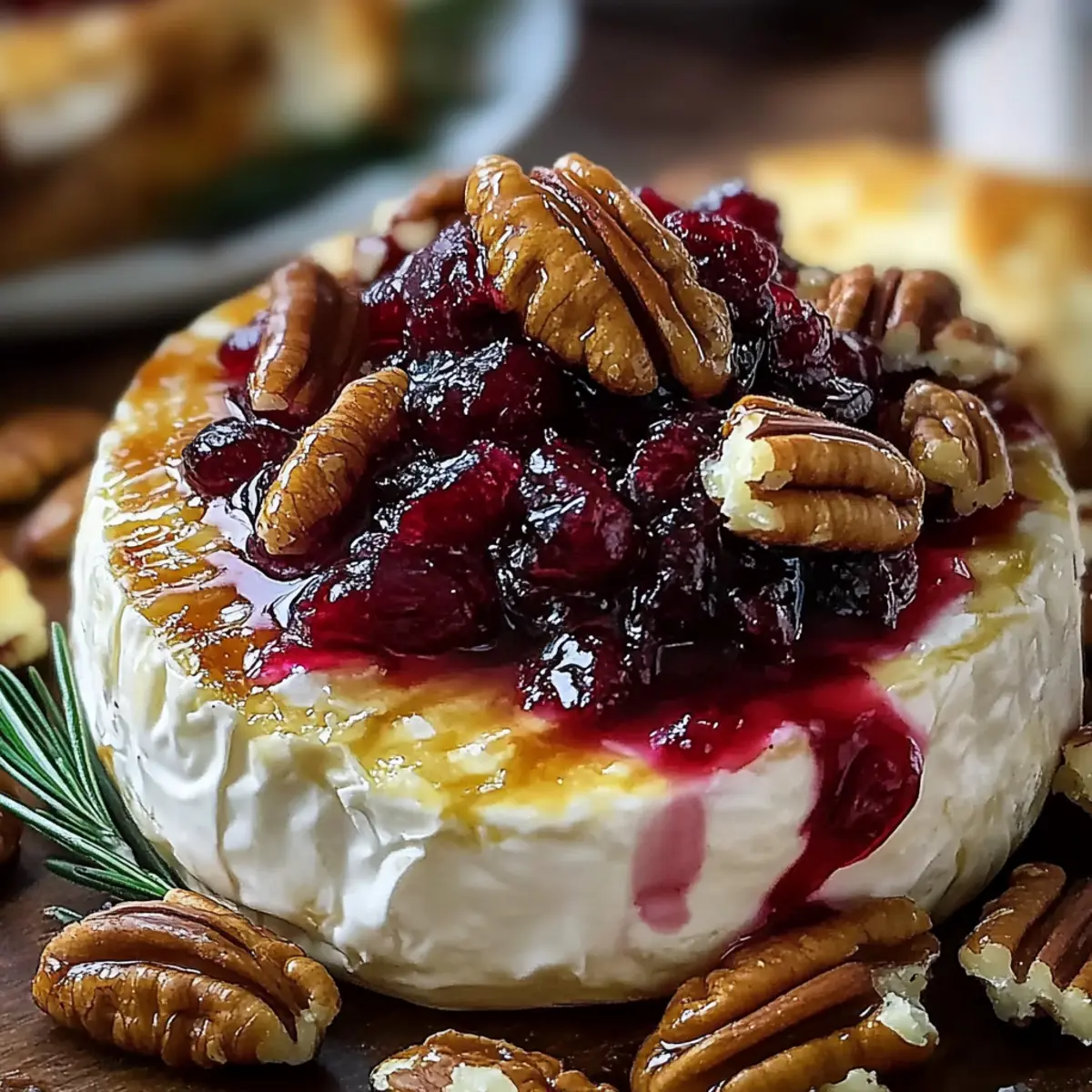 Cranberry Pecan Baked Brie