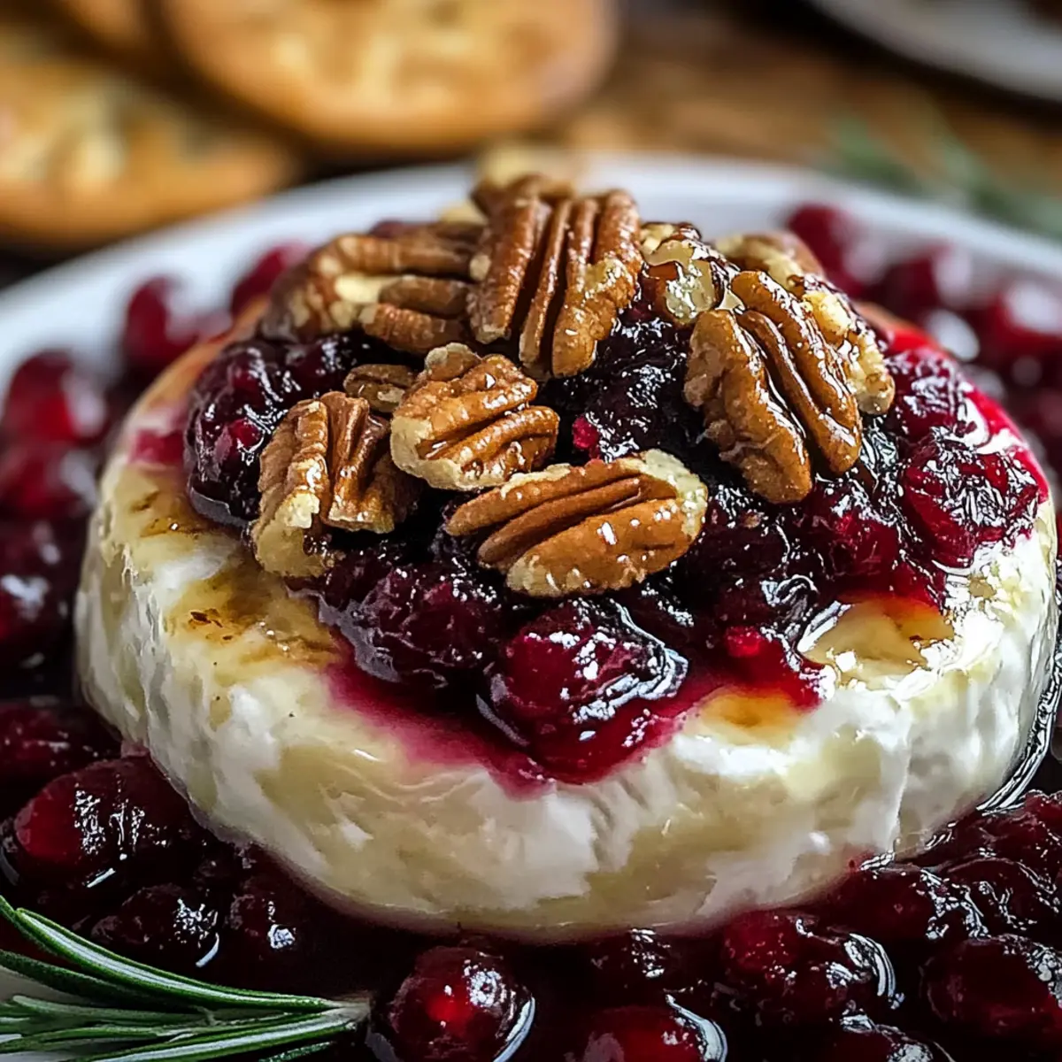 Cranberry Pecan Baked Brie
