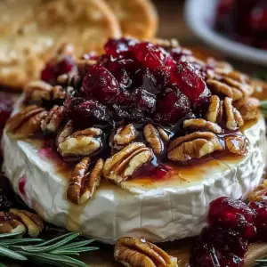 Cranberry Pecan Baked Brie