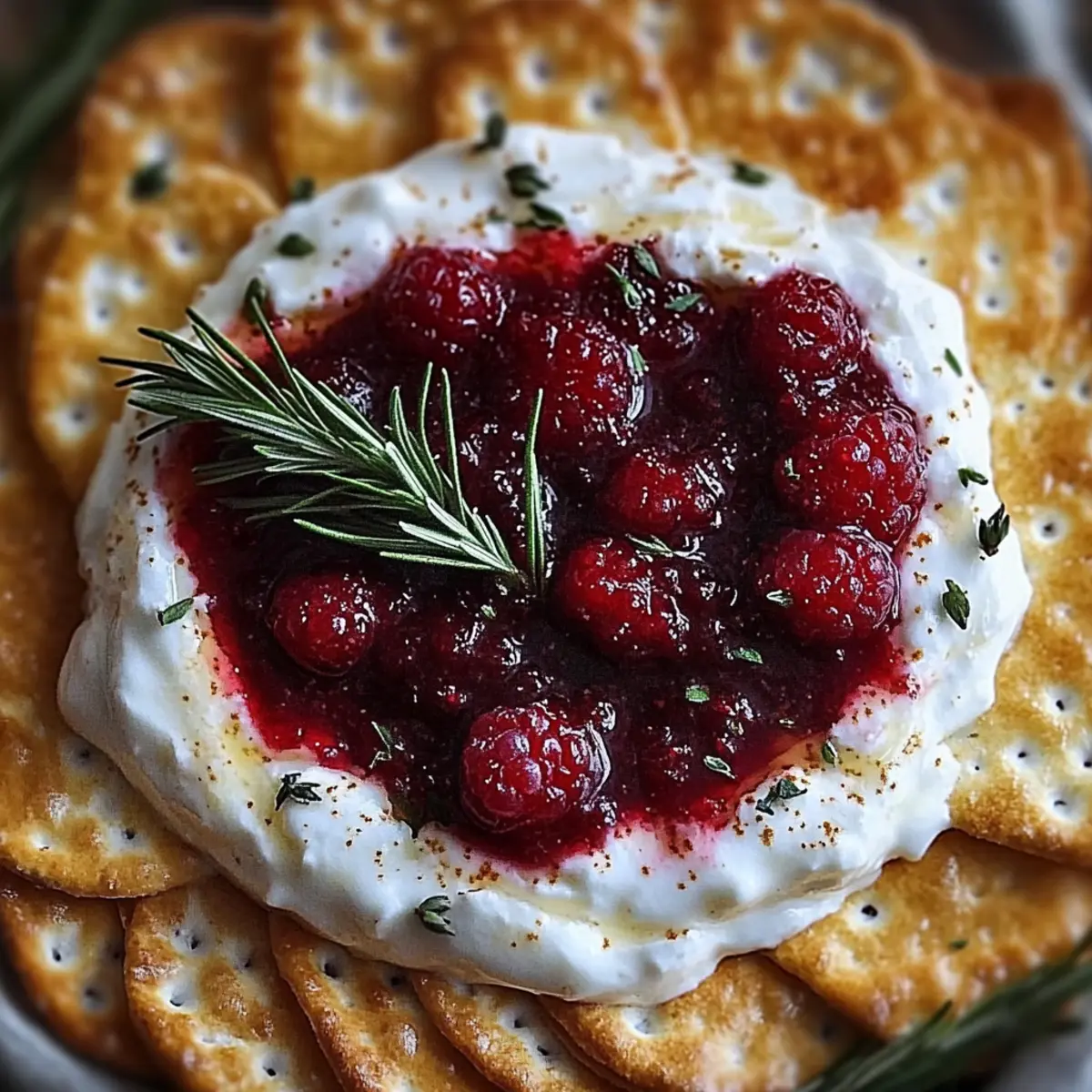 Cranberry Whipped Feta Dip