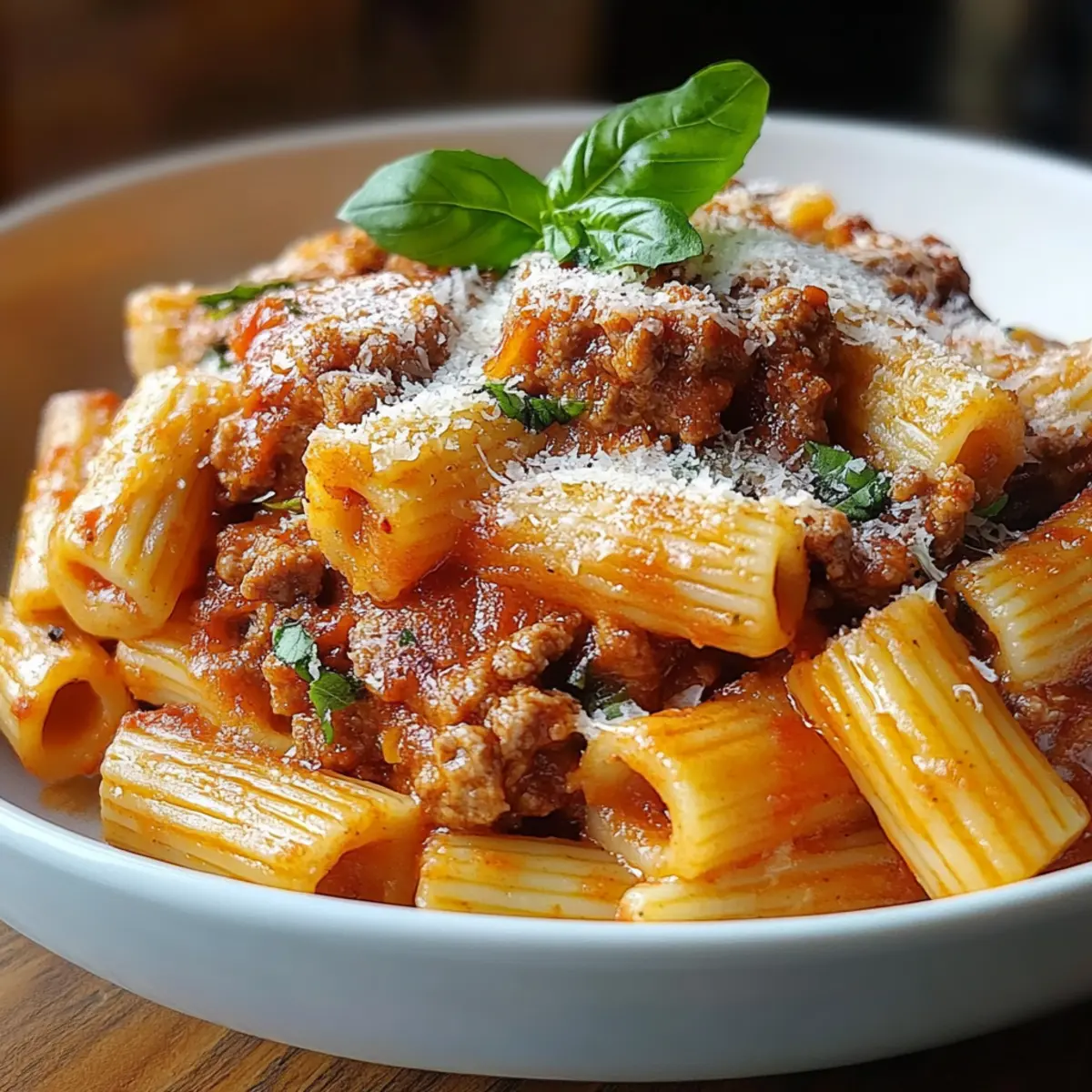 Creamy Spicy Italian Rigatoni
