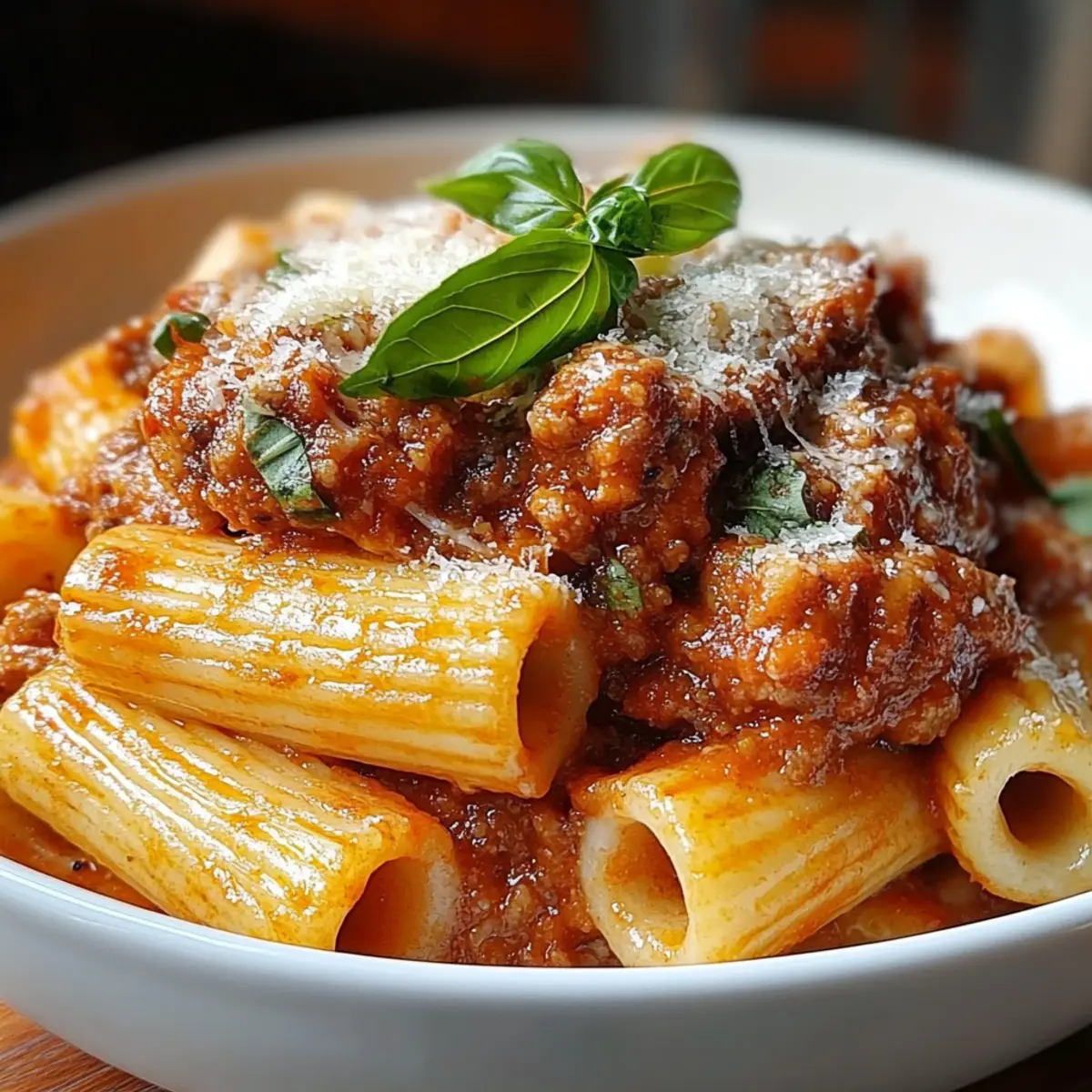 Creamy Spicy Italian Rigatoni