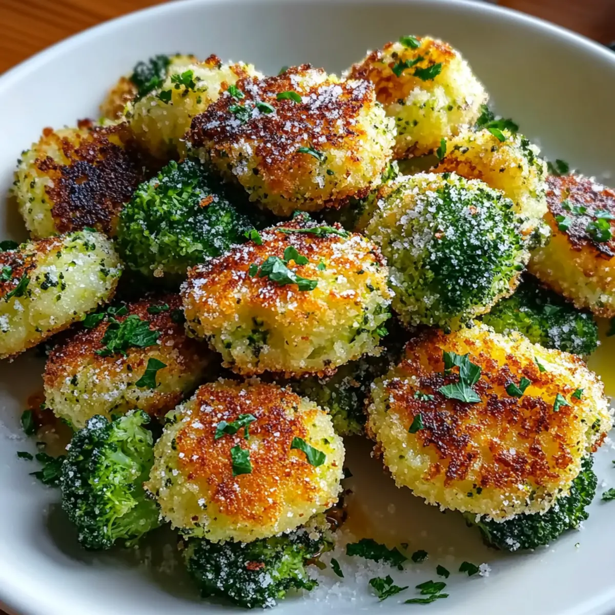 Crispy Broccoli and Potato Bites