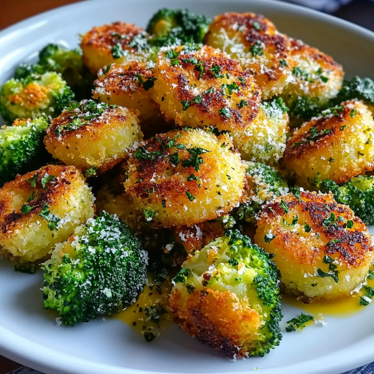 Crispy Broccoli and Potato Bites