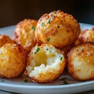 Crispy Mashed Potato Cheese Puffs