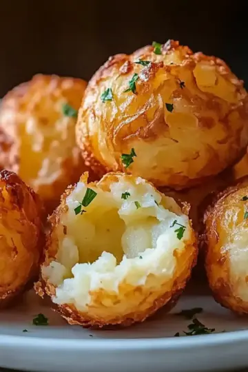 Crispy Mashed Potato Cheese Puffs