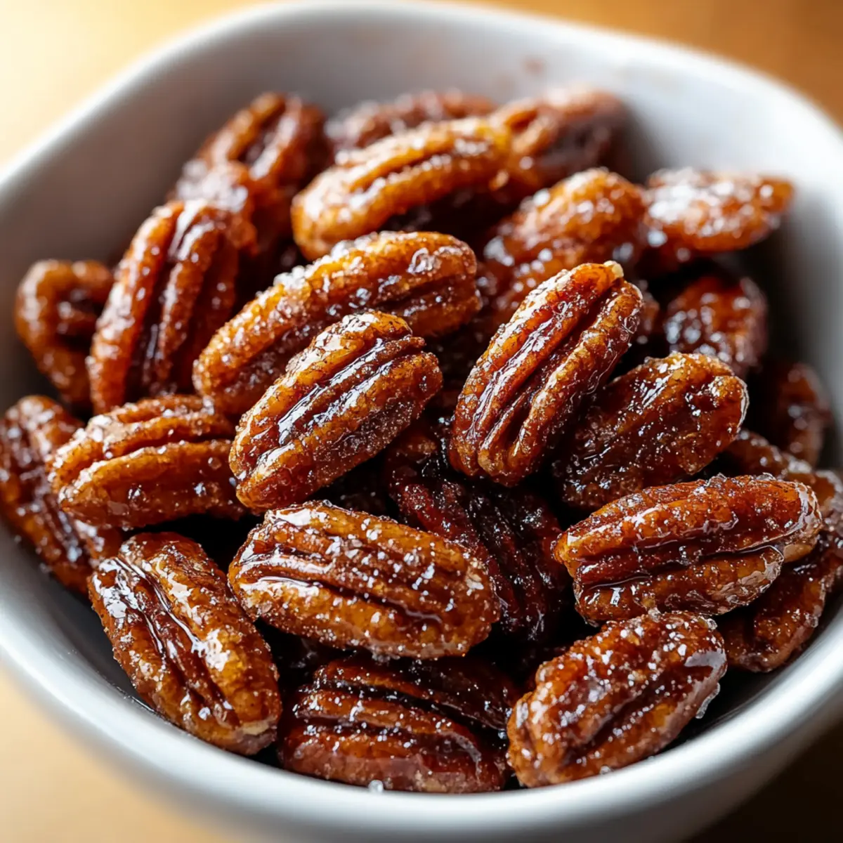 Crockpot Fireball Whisky Candied Pecans