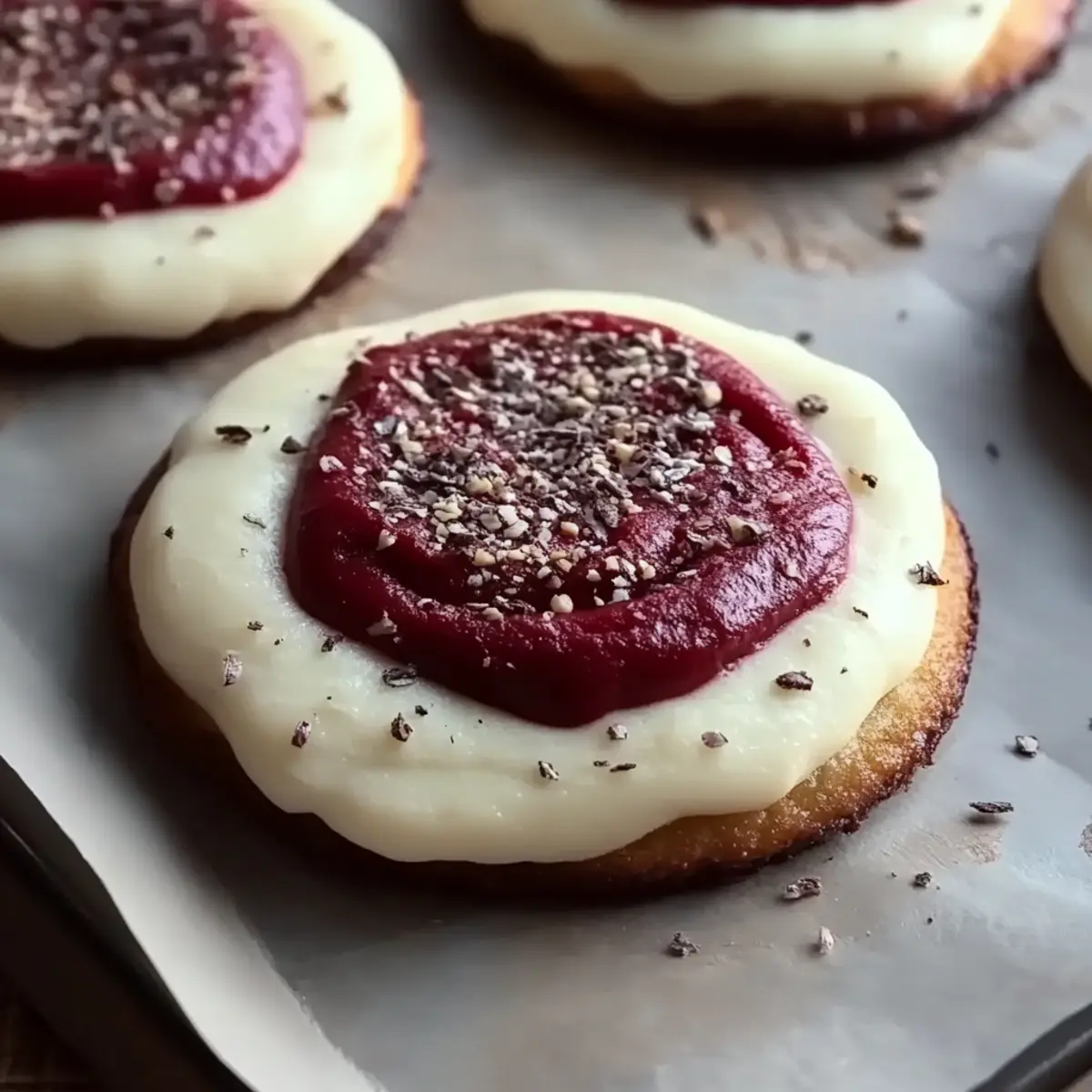Crumbl Copy Cat Red Velvet Cupcake Cookies