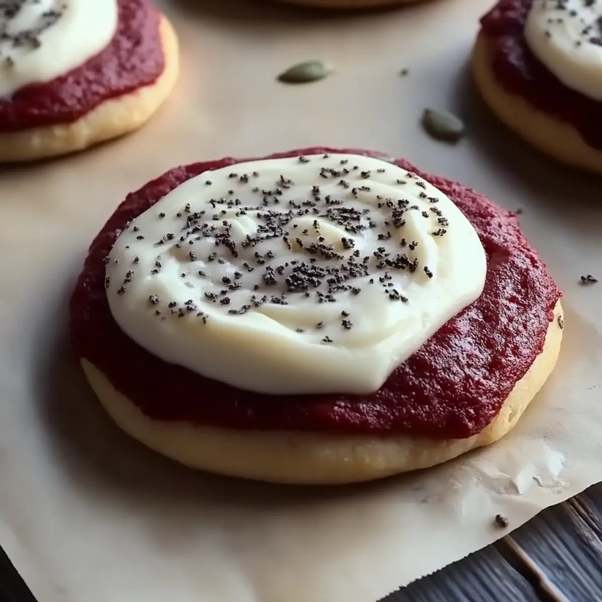 Crumbl Copy Cat Red Velvet Cupcake Cookies