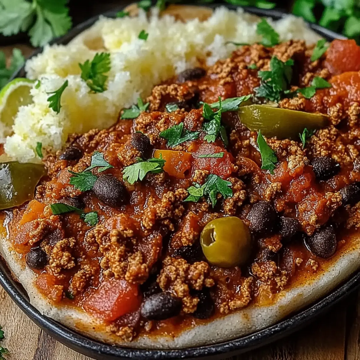 Cuban Beef Picadillo