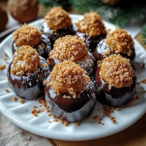 Decadent Spiced Gingerbread Truffles with Creamy Chocolate Coating