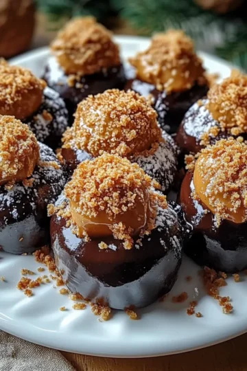 Decadent Spiced Gingerbread Truffles with Creamy Chocolate Coating