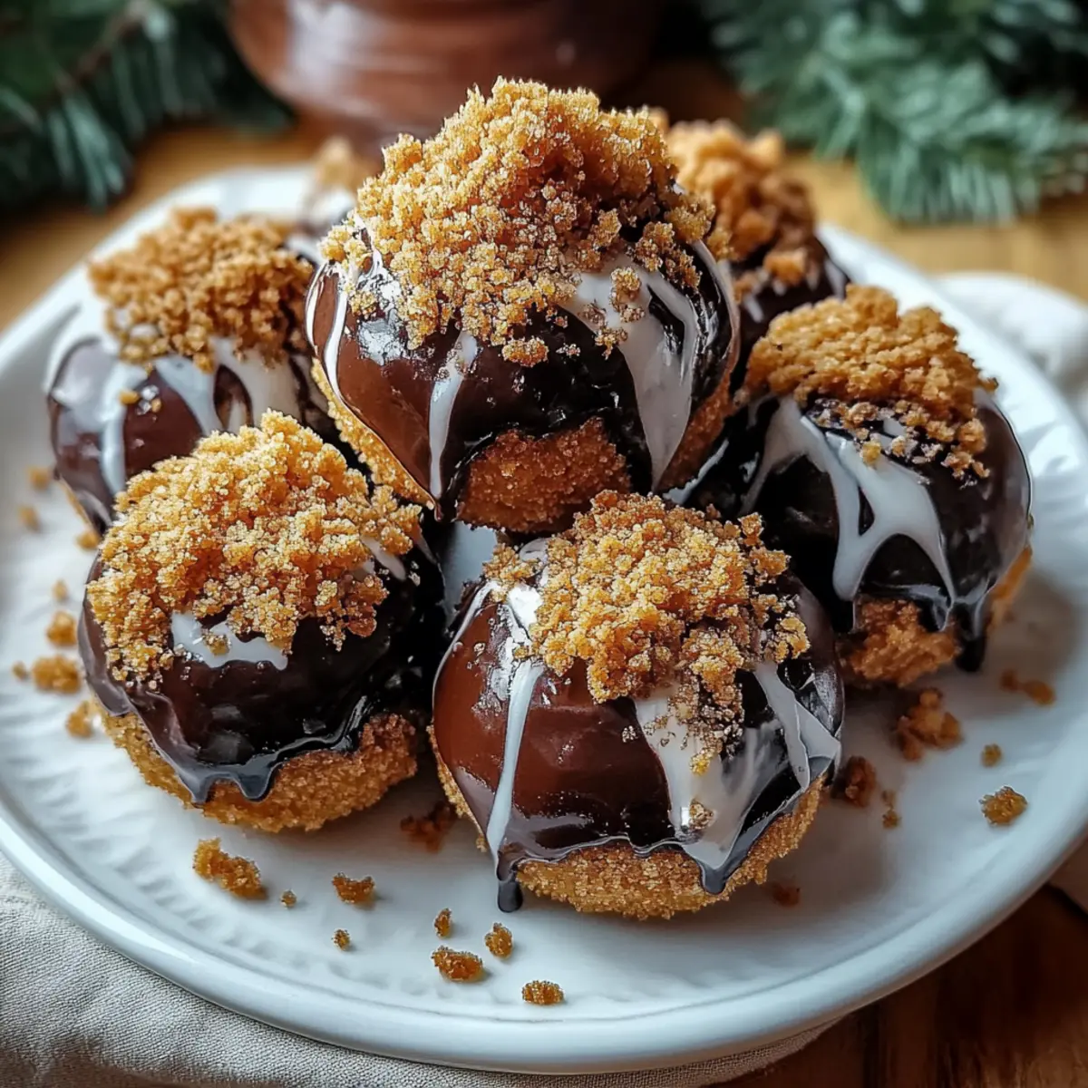 Decadent Spiced Gingerbread Truffles with Creamy Chocolate Coating