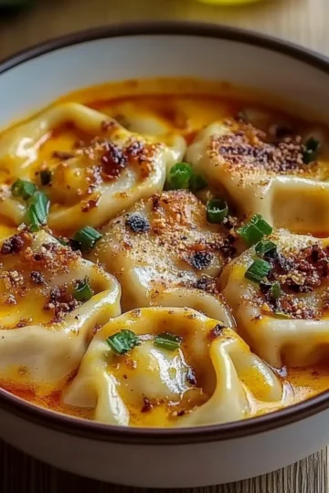 Dumplings Curry Soup