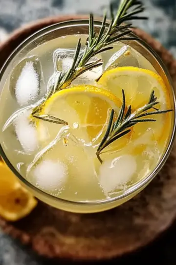 Elderflower Winter Gin Cocktail