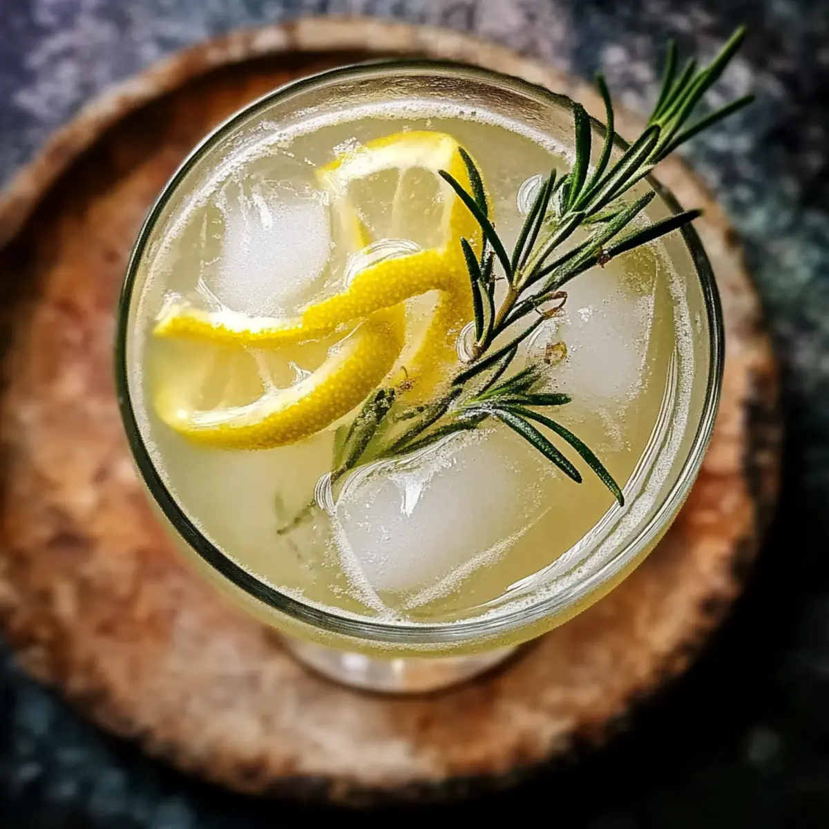Elderflower Winter Gin Cocktail