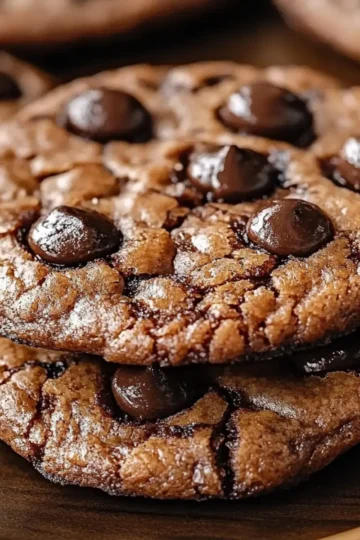 Espresso Chocolate Fudge Cookies