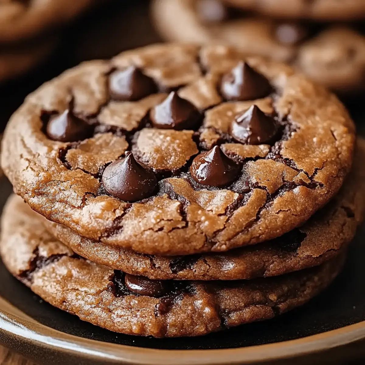 Espresso Chocolate Fudge Cookies
