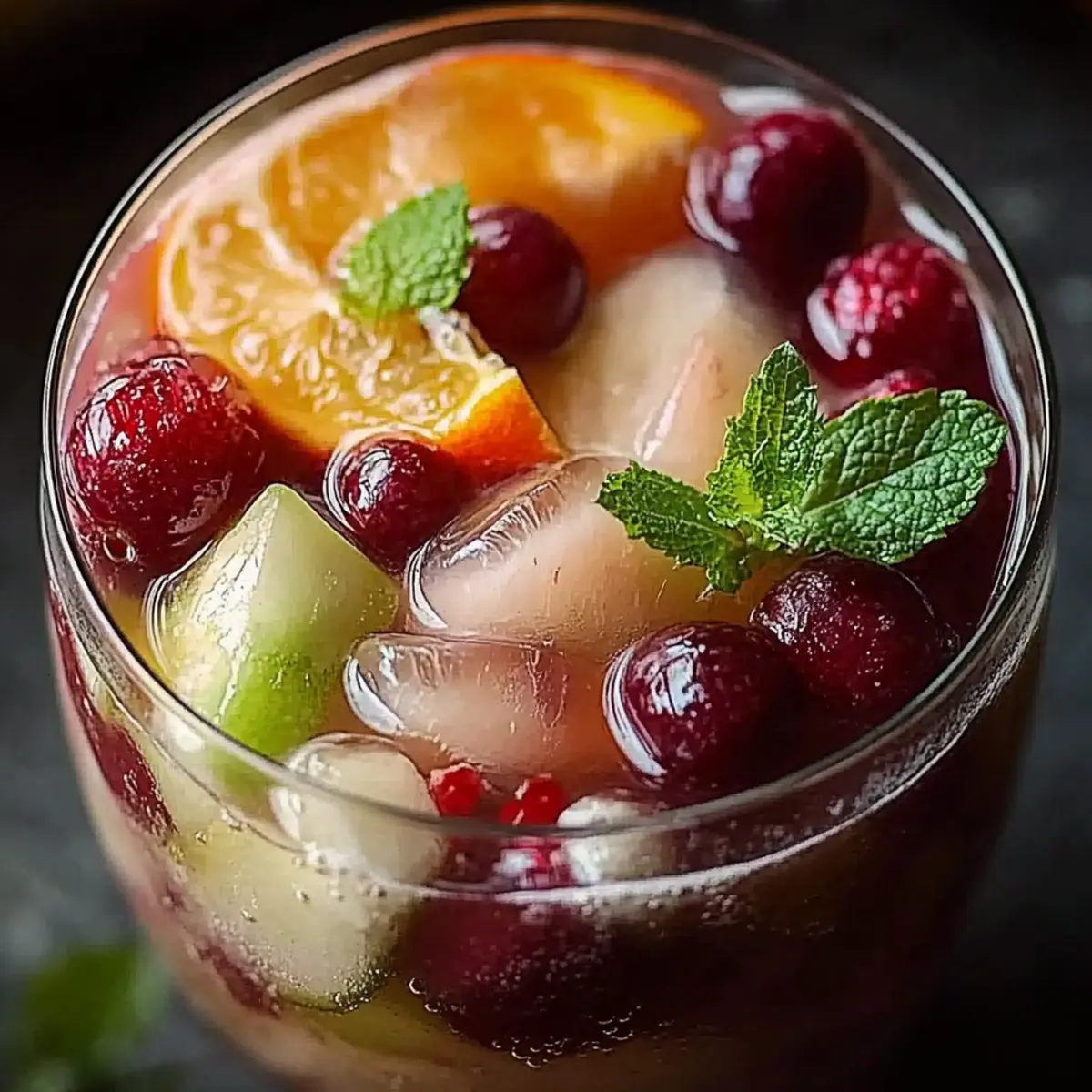 Festive White Christmas Sangria